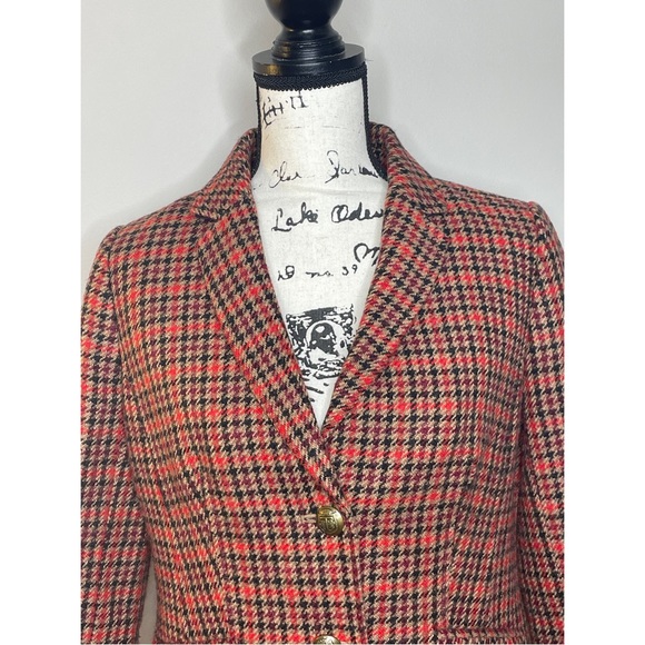 Talbots Houndstooth Blazer - Size 8P - Picture 2 of 12